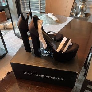 Black Platforms by Shoe Groupie